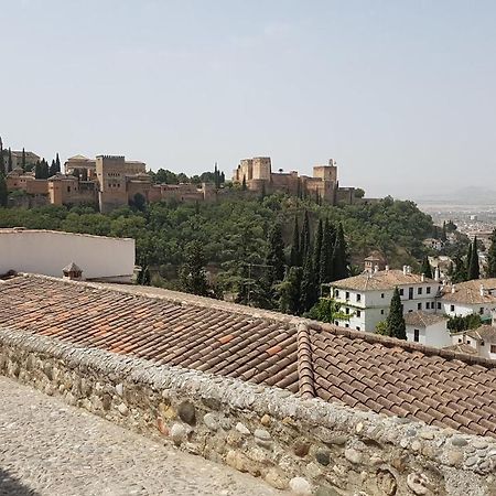 Cueva Albaicín Granada avec vue sur l'Alhambra Villa Exterior foto