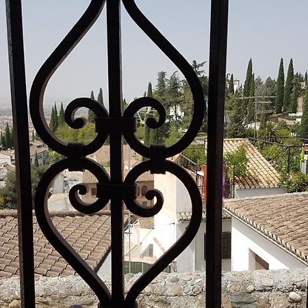 Cueva Albaicín Granada avec vue sur l'Alhambra Villa Exterior foto